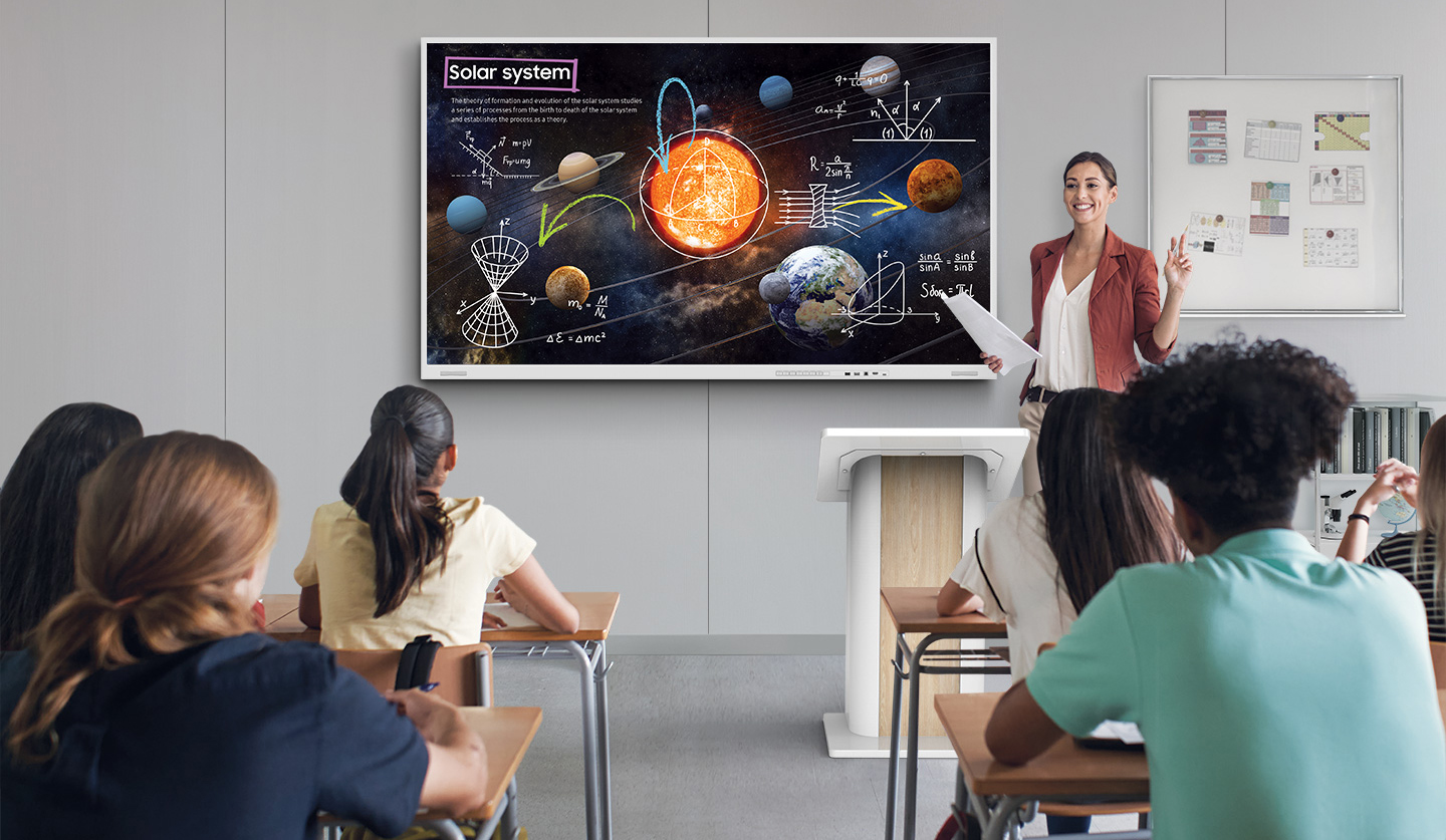 Utilisation Samsung Flip Pro en salle de classe